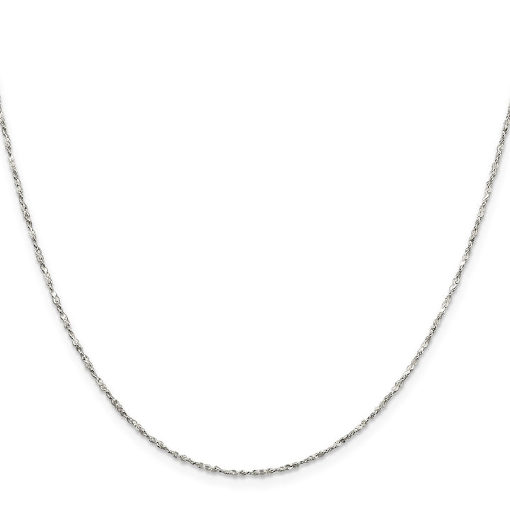 Sterling Silver 1.4mm Serpentine Necklaces, 16"