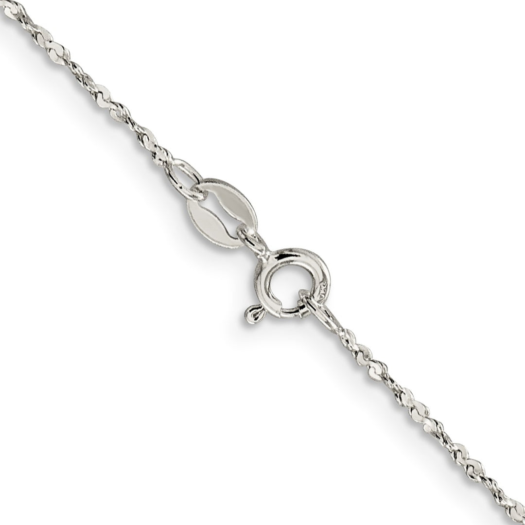 Sterling Silver 1.4mm Serpentine Necklaces, 16