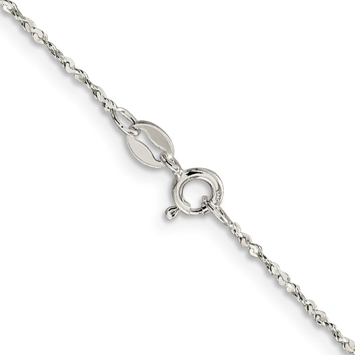 Sterling Silver 1.4mm Serpentine Necklaces, 16"