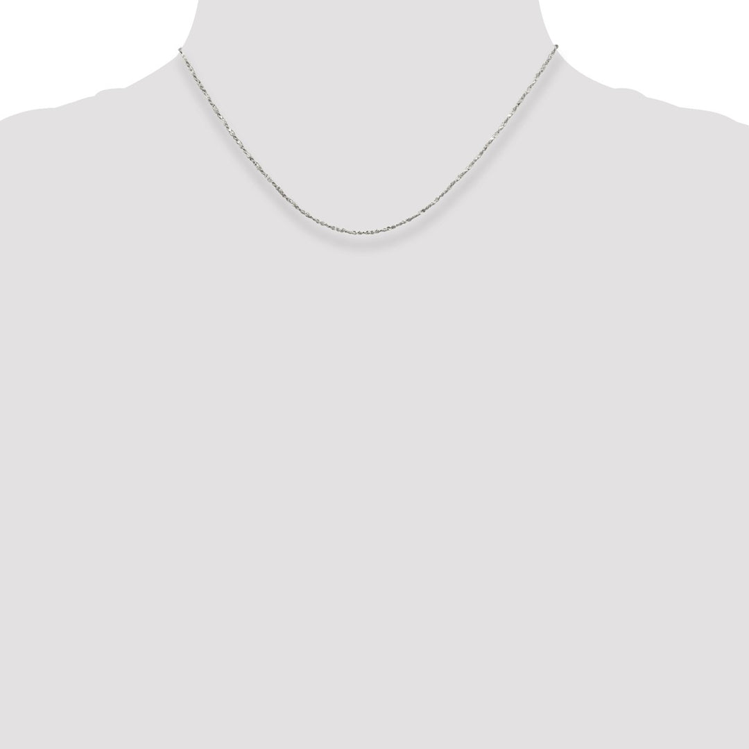 Sterling Silver 1.4mm Serpentine Necklaces, 16