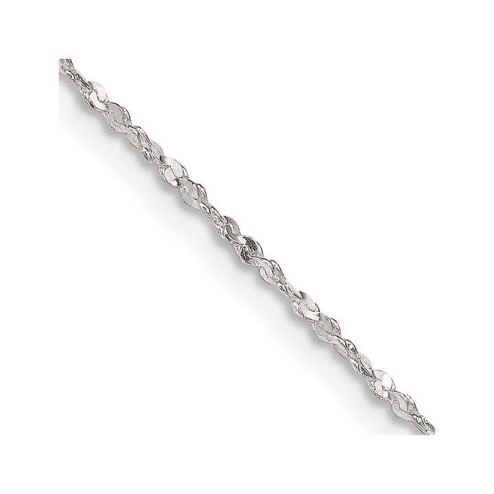 Sterling Silver 1.4mm Serpentine Necklaces, 16"