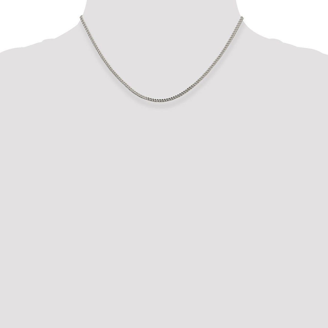 Sterling Silver 1.8mm Franco Necklaces, 16