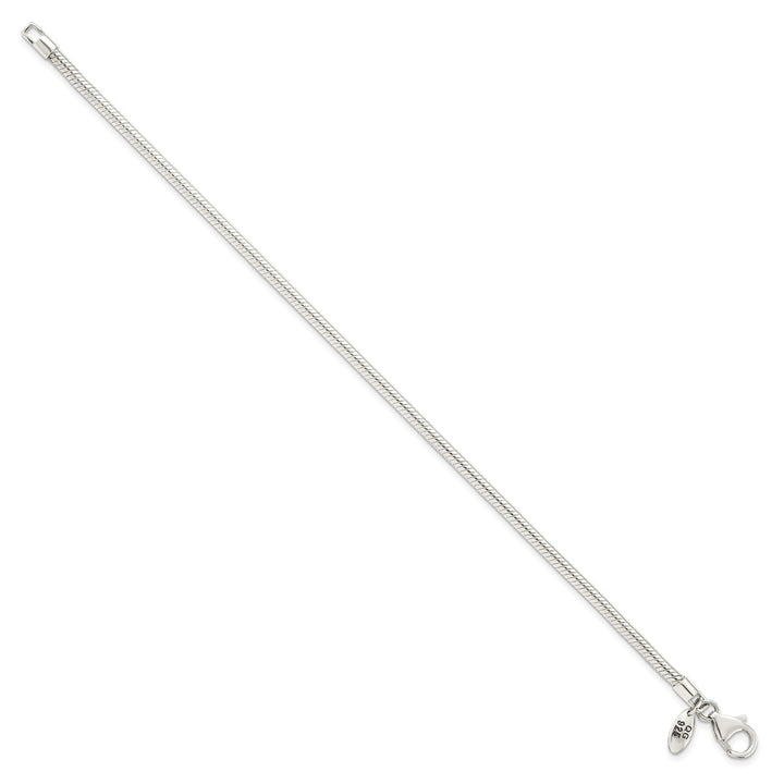 Sterling Silver 2mm Ball (Beaded) Anklet, 11"