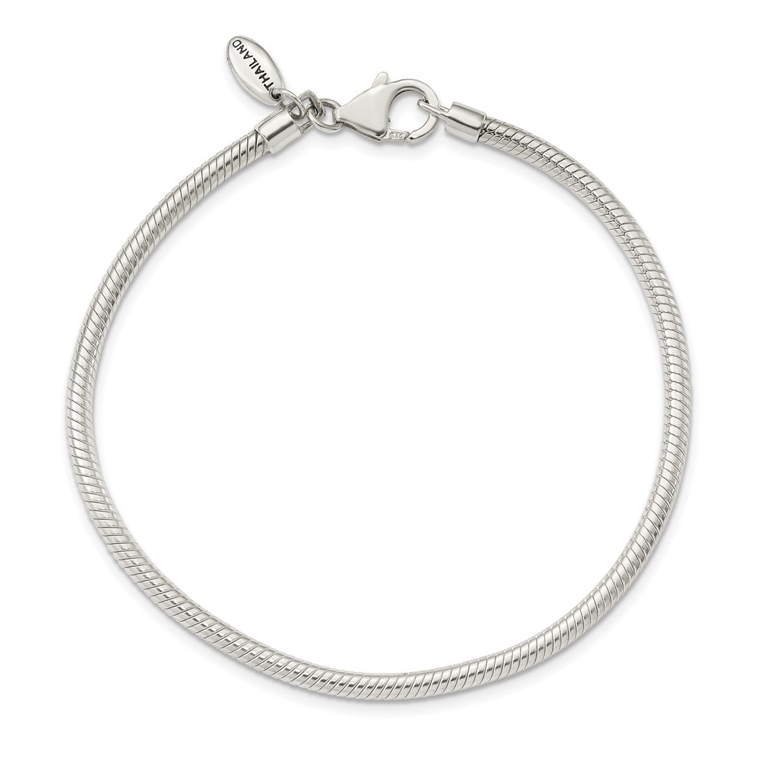 Sterling Silver 2mm Ball (Beaded) Anklet, 11