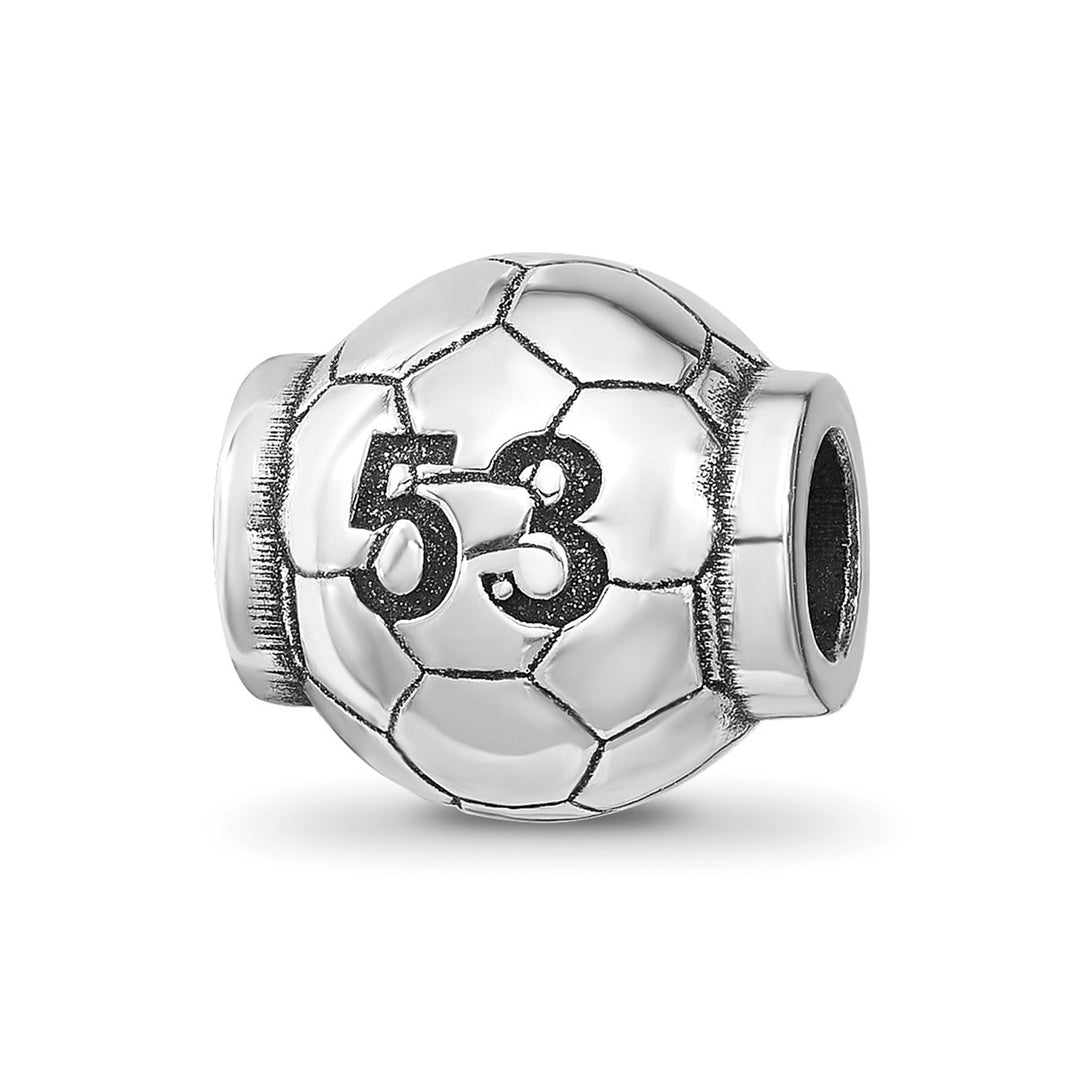 Personalized Soccer Ball Bead