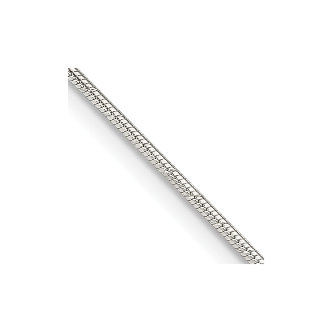 Sterling Silver 1.2mm Snake Necklaces, 18