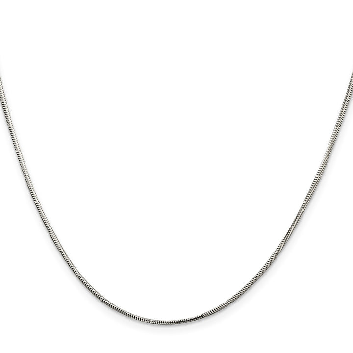Sterling Silver 1.5mm Snake Necklaces, 18"