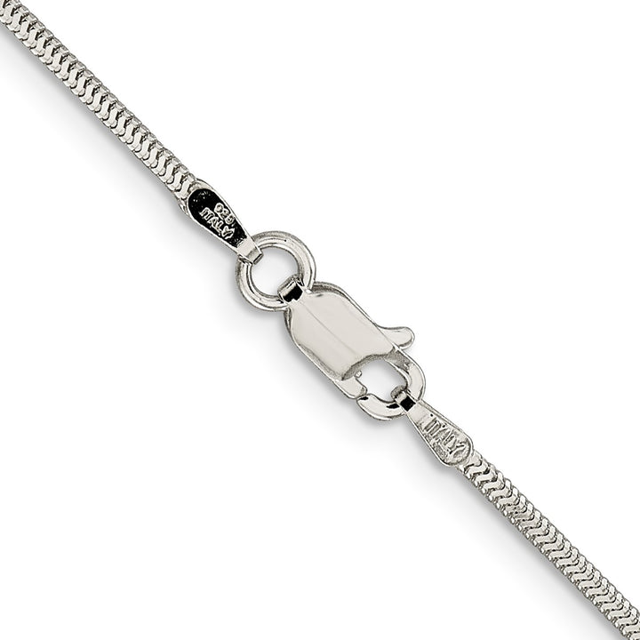 Sterling Silver 1.5mm Snake Necklaces, 18"