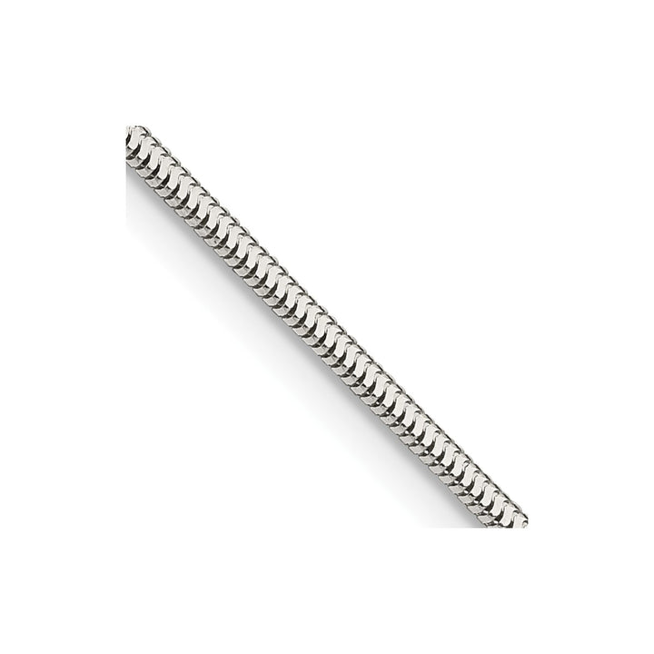 Sterling Silver 1.5mm Snake Necklaces, 18"