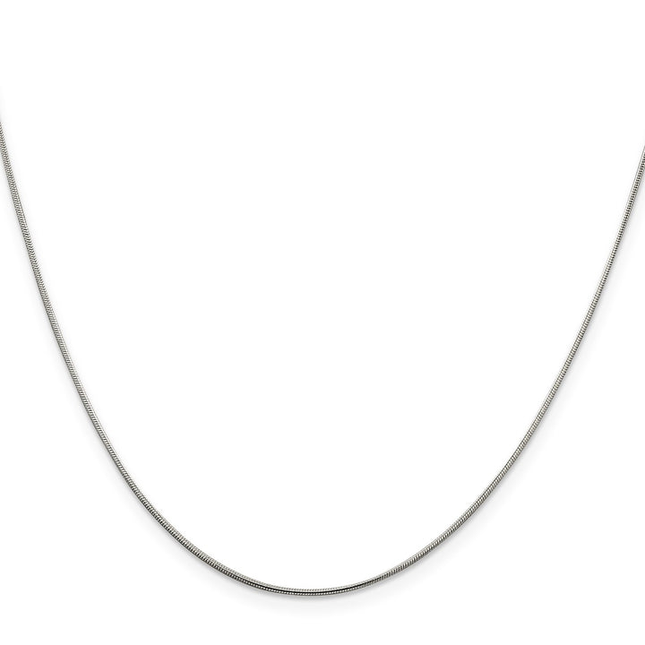 Sterling Silver 0.8mm Snake Necklaces, 16"