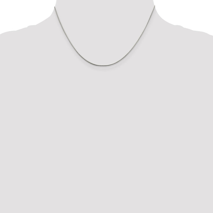Sterling Silver 0.8mm Snake Necklaces, 16"
