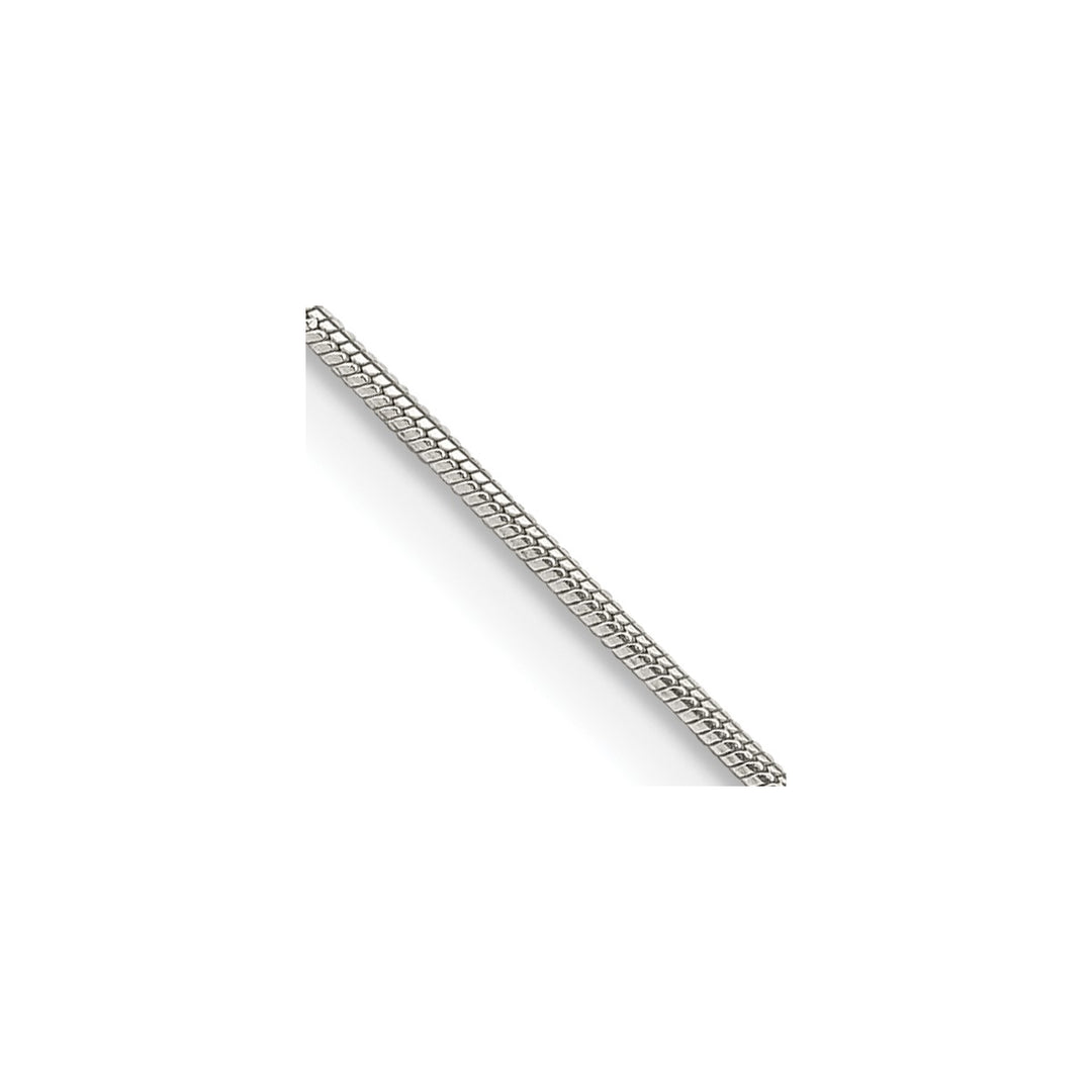 Sterling Silver 0.8mm Snake Necklaces, 16