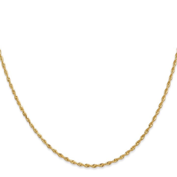 Gold 1.85mm Rope Chain, 16"
