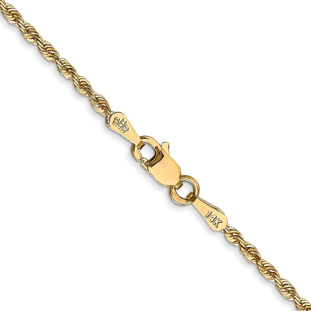 Gold 1.85mm Rope Chain, 16