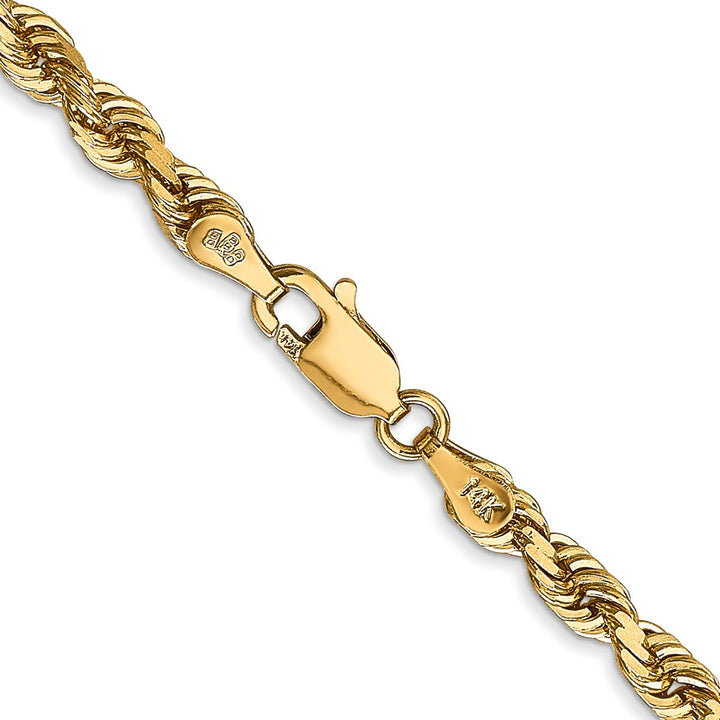 Gold 4mm Rope Chain, 1"