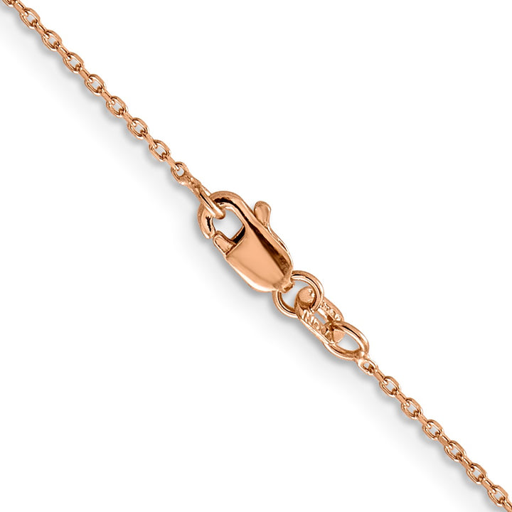 Gold 1mm Cable Chain, 16"