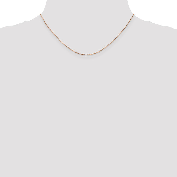 Gold 1mm Cable Chain, 16"