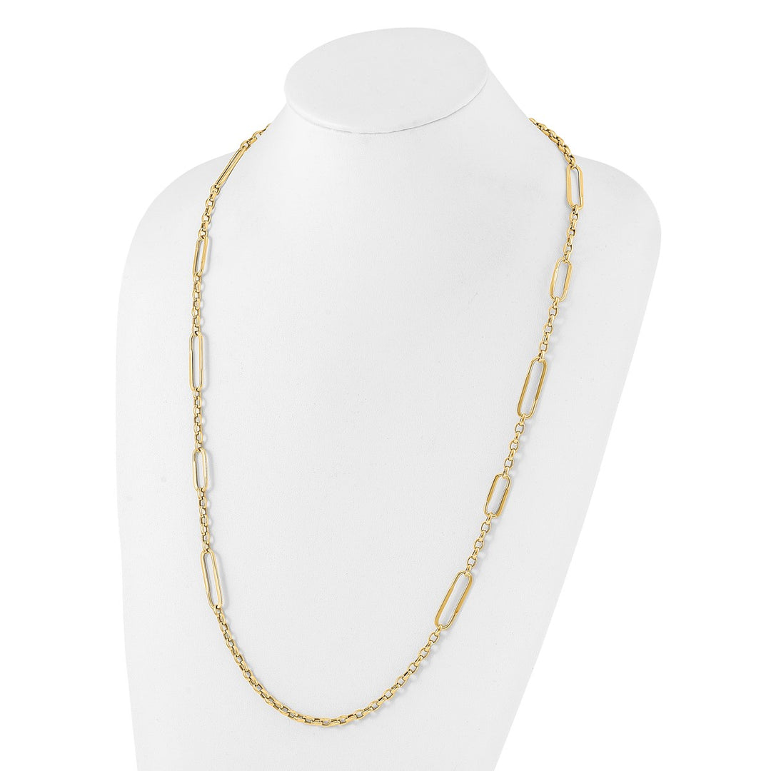 Gold 8.05mm Fancy Necklace, 30