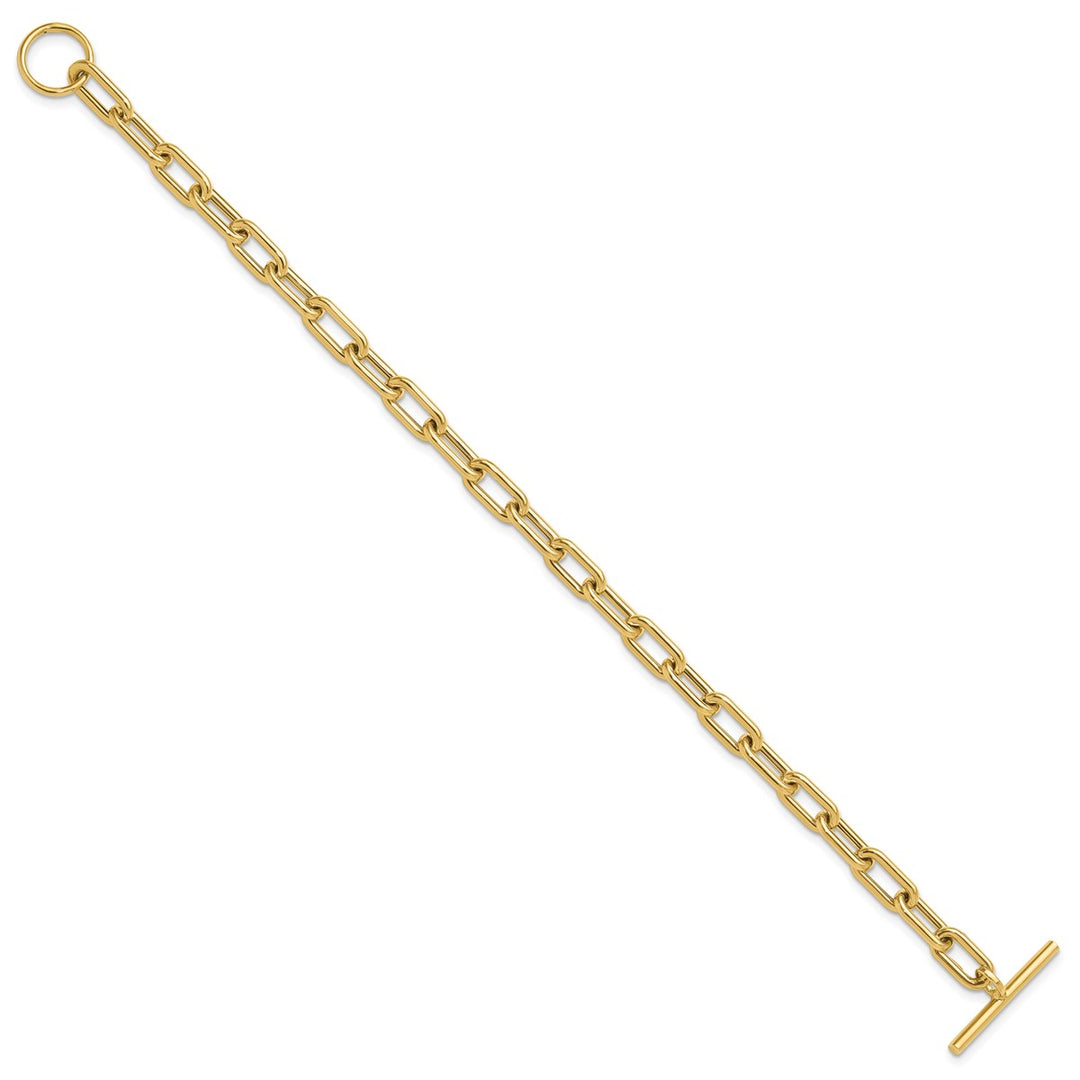 Gold 5mm Cable Bracelet, 7.5