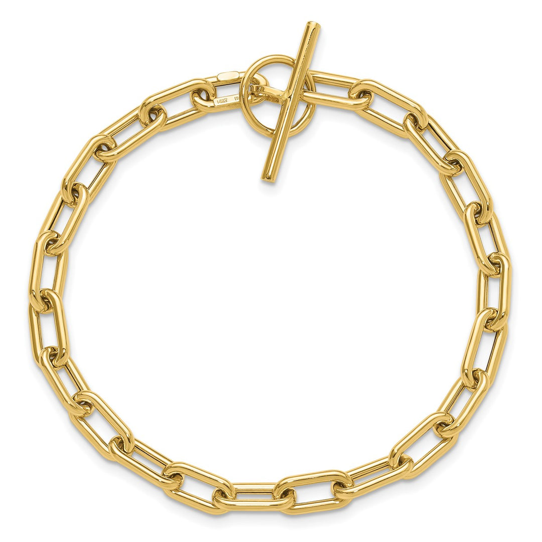 Gold 5mm Cable Bracelet, 7.5