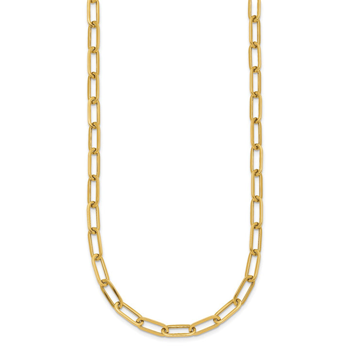 Gold 4.75mm Link, Other Necklace, 18"