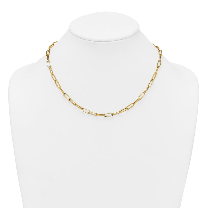 Gold 4.75mm Link, Other Necklace, 18"