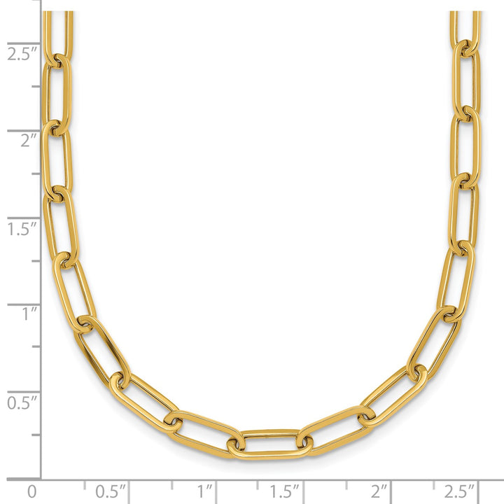 Gold 4.75mm Link, Other Necklace, 18"