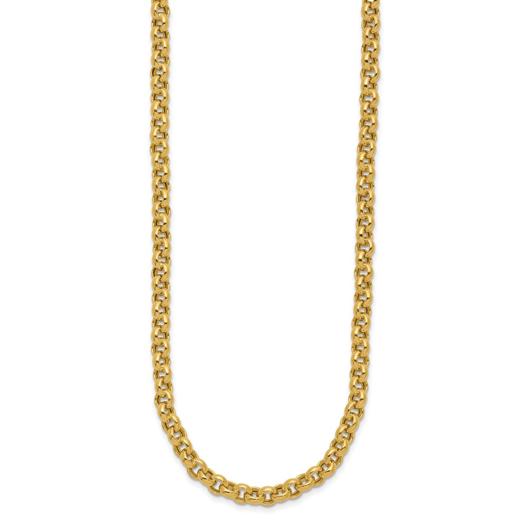 Gold 5mm Rolo Necklace, 18