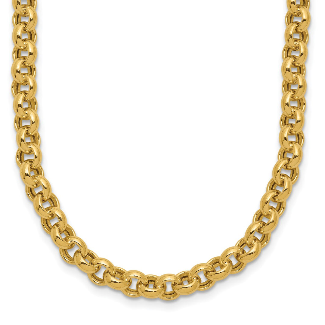 Gold 5mm Rolo Necklace, 18