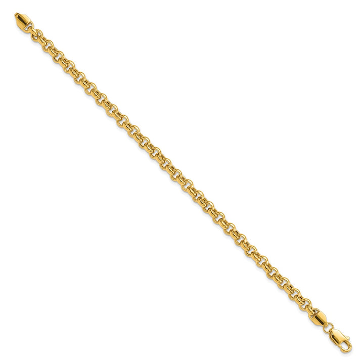 Gold 5mm Rolo Bracelet, 8.5"