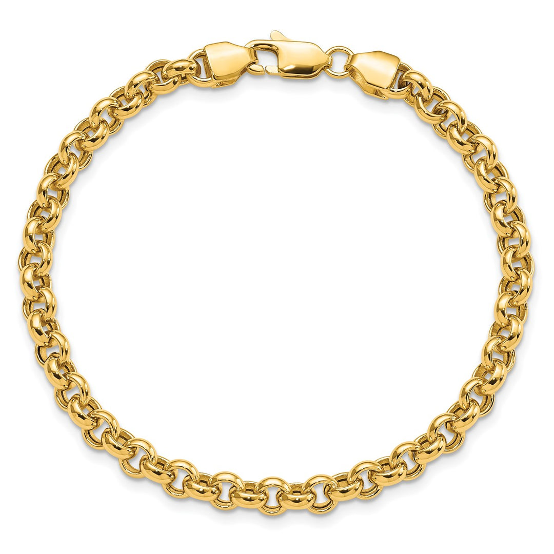 Gold 5mm Rolo Bracelet, 8.5
