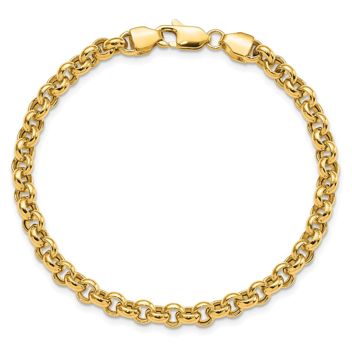 Gold 5mm Rolo Bracelet, 8.5"
