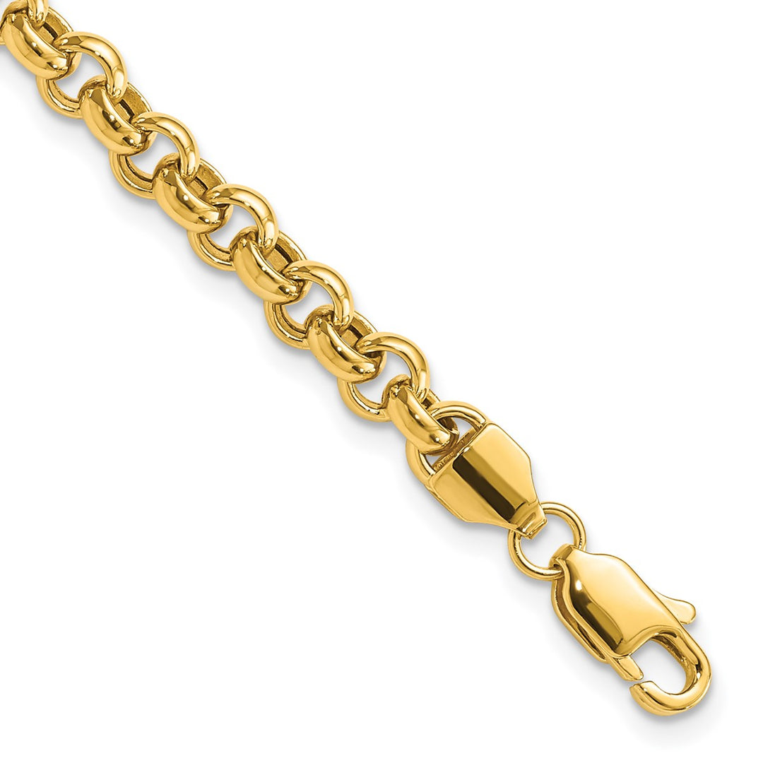 Gold 5mm Rolo Bracelet, 8.5"
