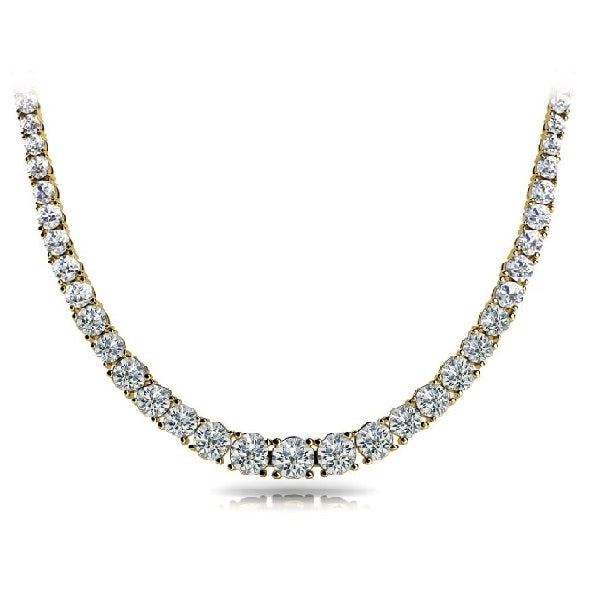 Classic Diamond Tennis Necklace