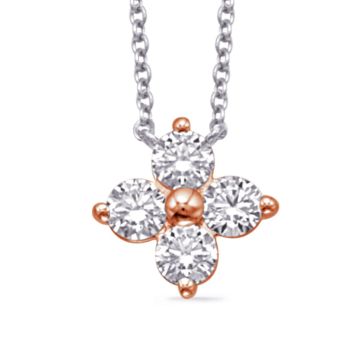 Diamond Floral Inspired Necklace