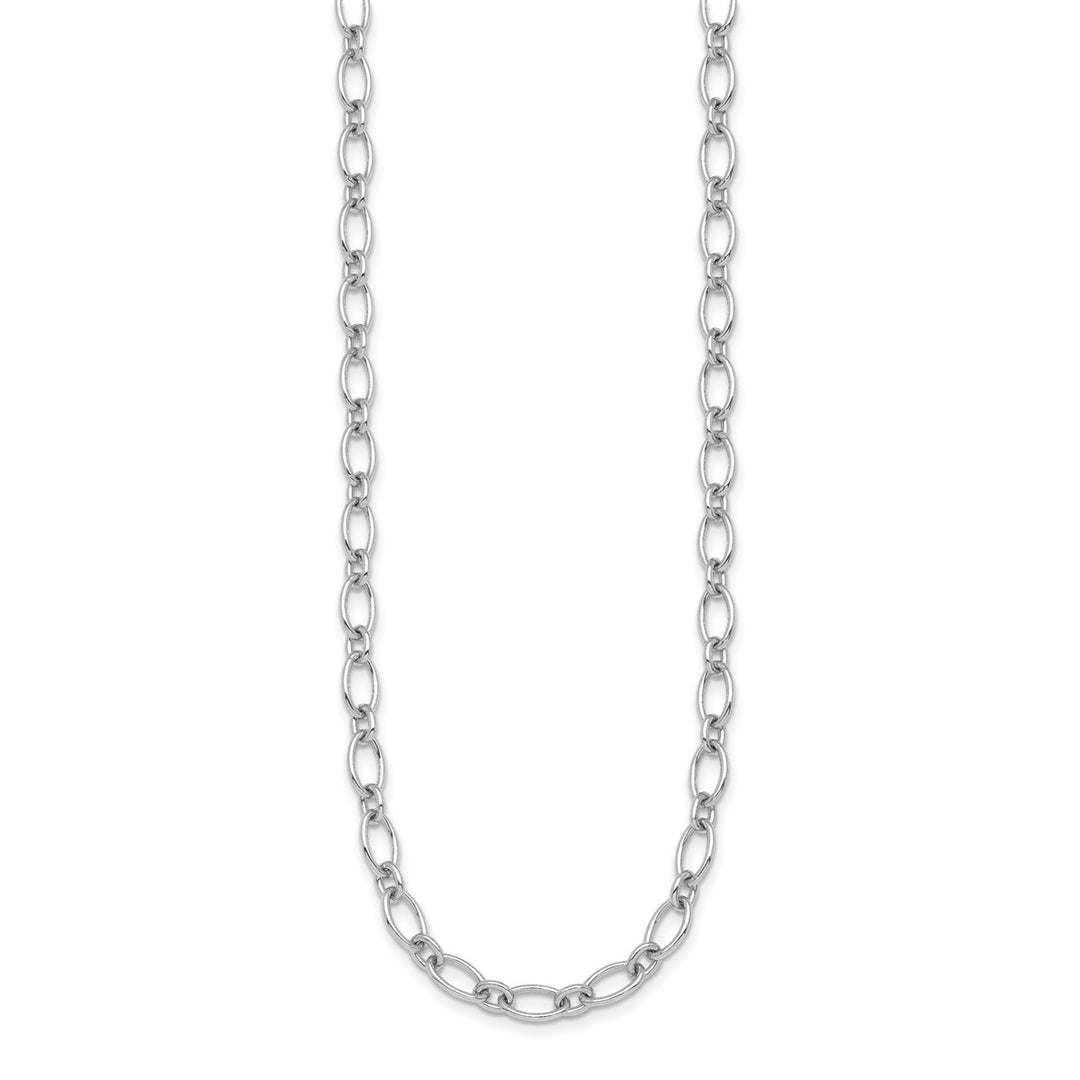 Sterling Silver 4.9mm Open Link Chain, 18