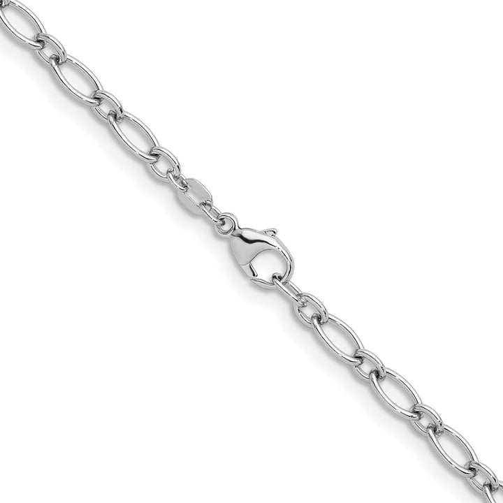 Sterling Silver 4.9mm Open Link Chain, 18"