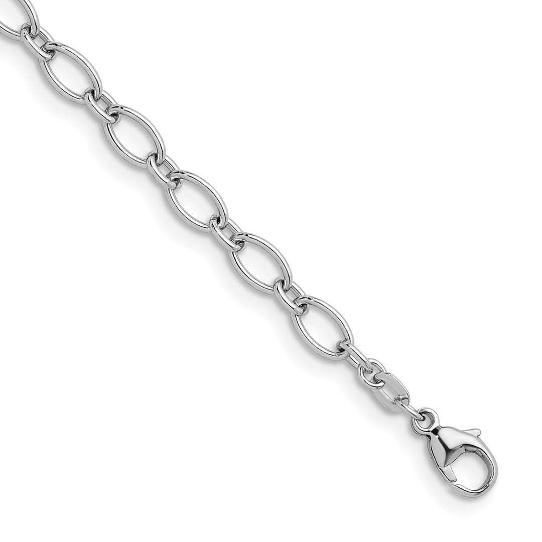 Sterling Silver 4.9mm Open Link Chain, 18