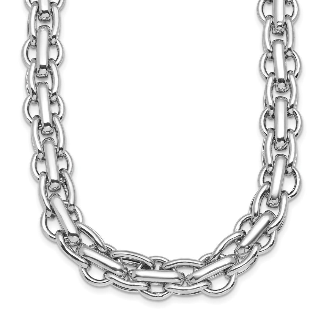 Sterling Silver 12mm Fancy Necklace, 18.5"