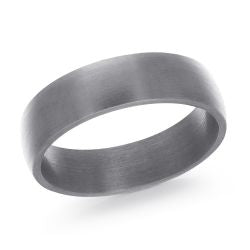 6MM TANTALUM SATIN FINISHED BAND