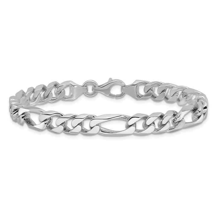 Gold 8mm Figaro Chain, 1"