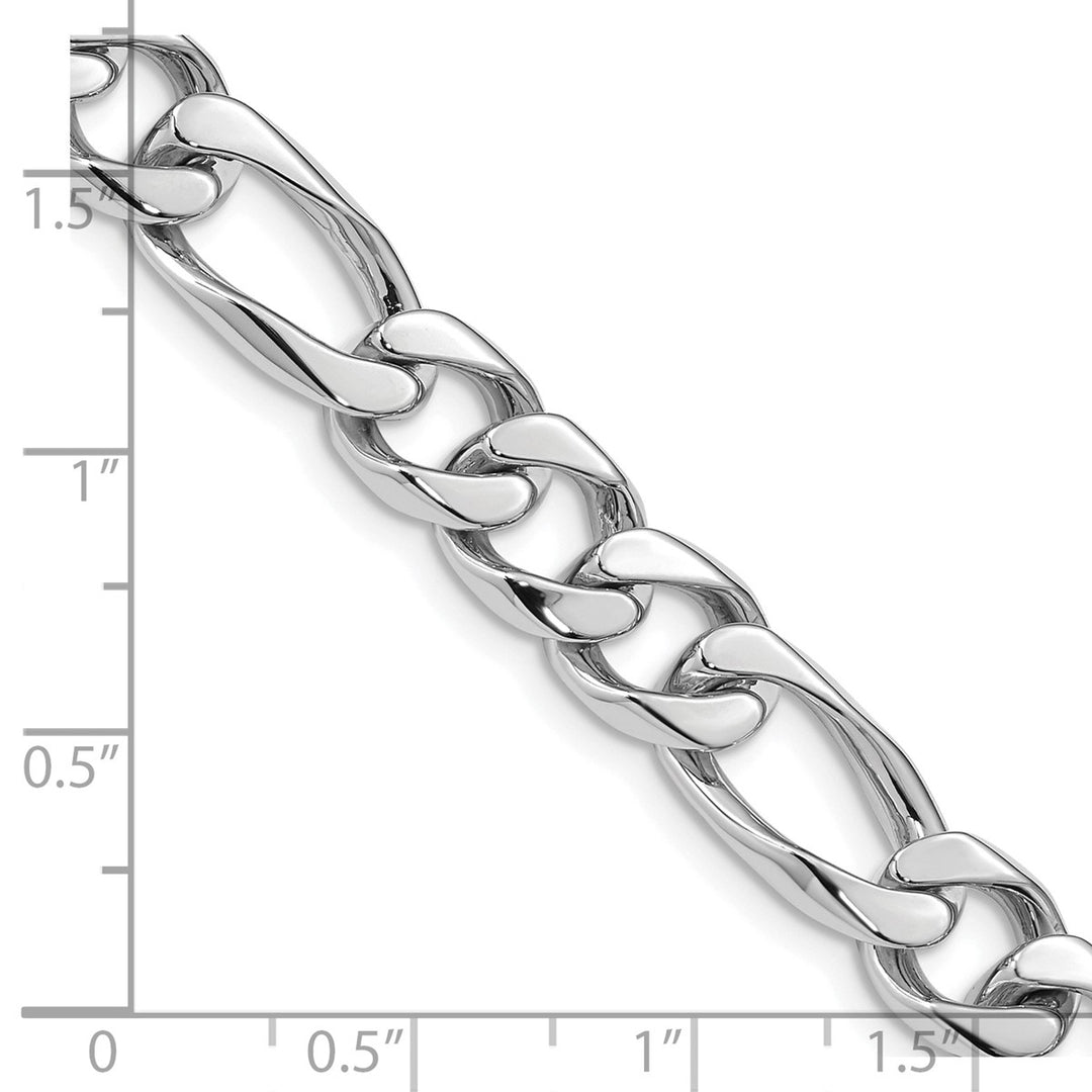 Gold 9mm Figaro Chain, 1