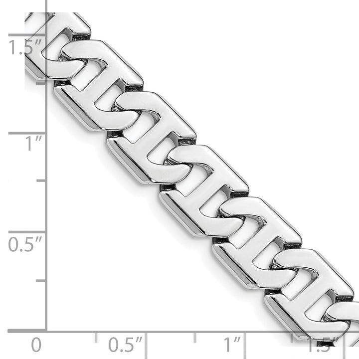 Gold 10.2mm Fancy Chain, 1"