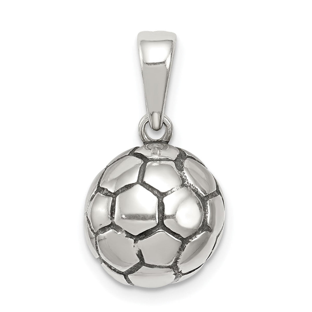 Antiqued Soccer Ball Pendant