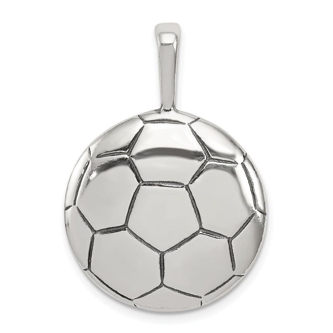 Antiqued Soccer Ball Pendant