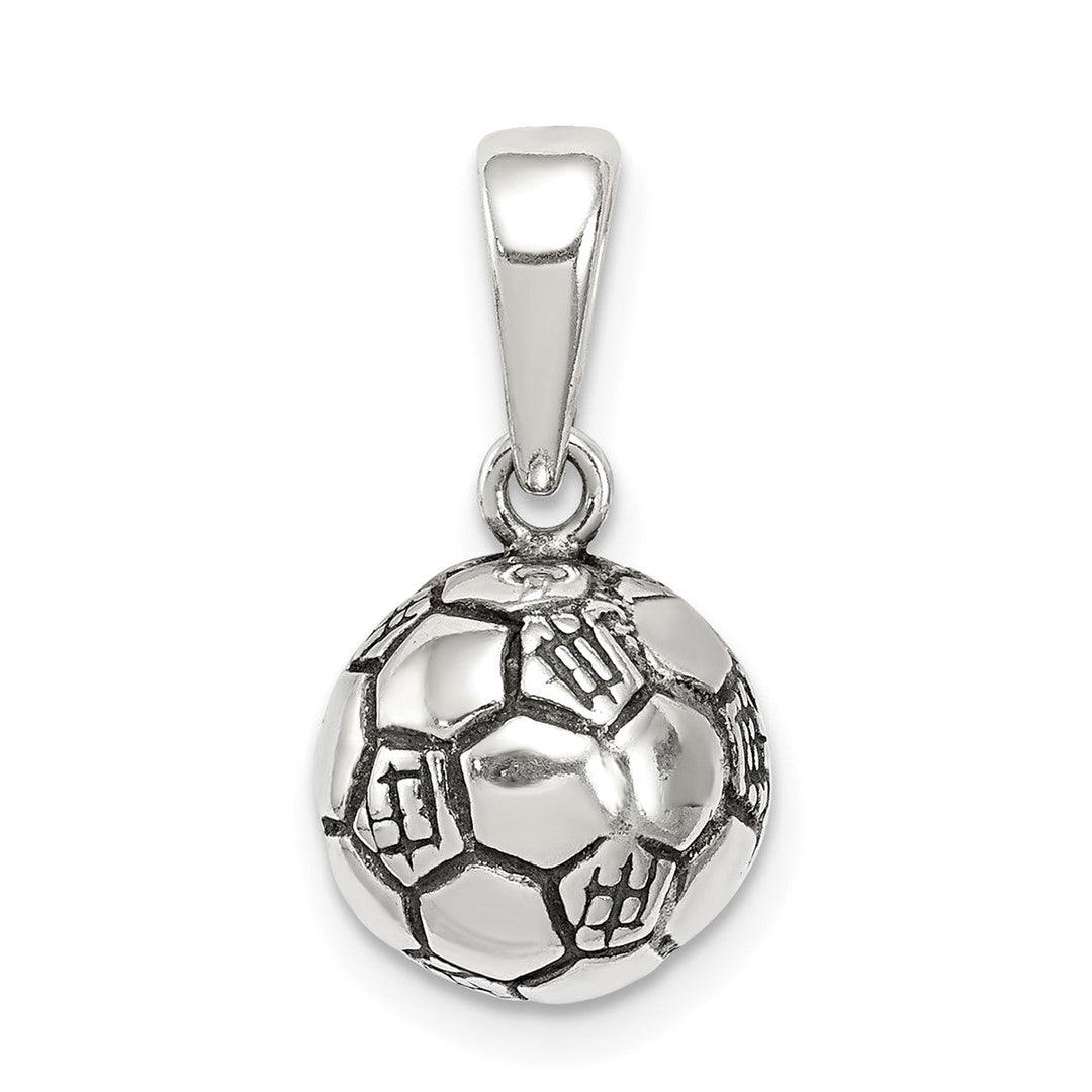 Antiqued Soccer Ball Pendant