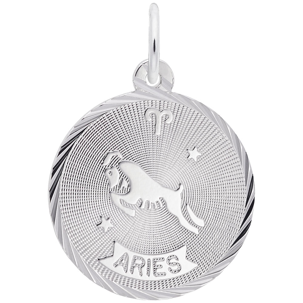 Aries Constellation Disc Charm