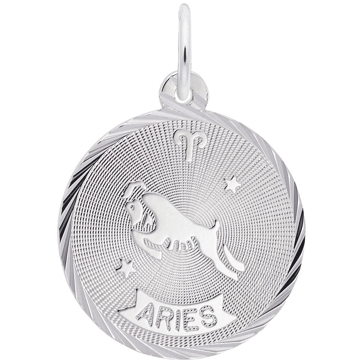 Aries Constellation Disc Charm - Charms - Design Jewellers Edmonton