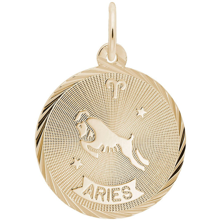 Aries Constellation Disc Charm - Charms - Design Jewellers Edmonton