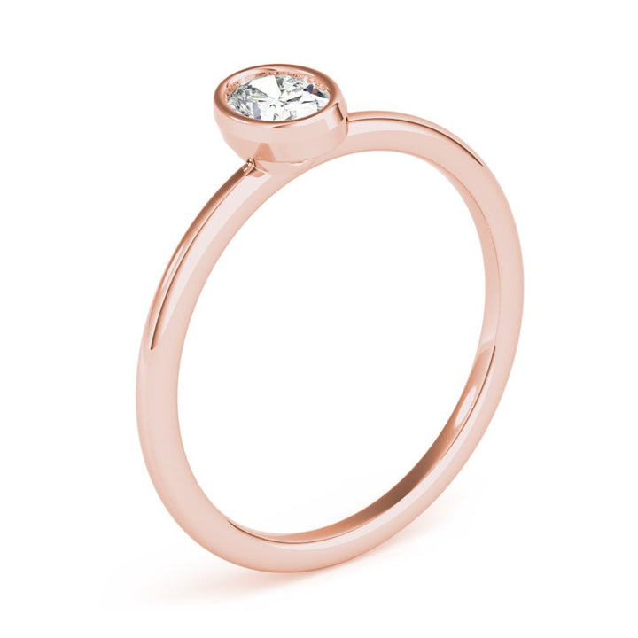 Bezel Set Solitaire Oval Engagement Ring - Engagement Ring - Design Jewellers Edmonton